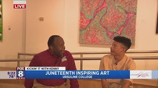 Celebrating Juneteenth through the eyes of young artists [upl. by Anotyad]