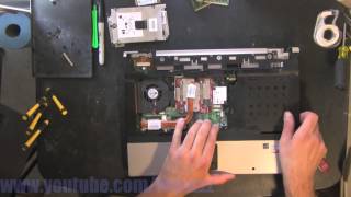 HP ELITEBOOK 8530P take apart video disassemble how to open disassembly [upl. by Fuchs]