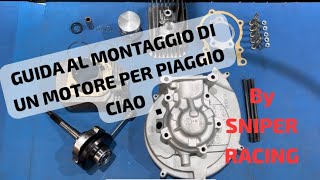 GUIDA AL MONTAGGIO MOTORE PIAGGIO CIAO [upl. by Coppins921]