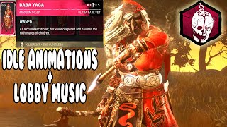 The Huntress Baba Yaga Lobby Music amp Idle Animations [upl. by Nakashima361]