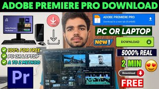 ADOBE PREMIERE PRO DOWNLOAD   HOW TO DOWNLOAD ADOBE PREMIERE PRO  ADOBE PREMIERE PRO DOWNLOAD PC [upl. by Marmawke]