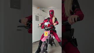 your reminder to always wear a seatbelt cosplay deadpool [upl. by Tiffie]