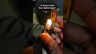 Forsale St Dupont Gold Dust lighter ligne2 Made in France shrots vidioshort ping [upl. by Coffey]