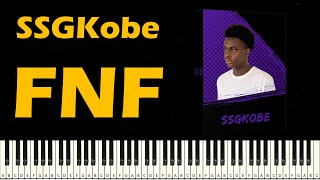 FNF piano  SSGKobe [upl. by Eivod]