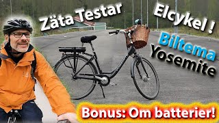 Zäta testar Elcykel från Biltema Yosemite E Comfort 28quot 7S Bonus allmänt om elcykel batterier [upl. by Gorges194]