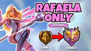 I played RAFAELA ONLY from WARRIOR TO MYTHIC [upl. by Eppesuig]