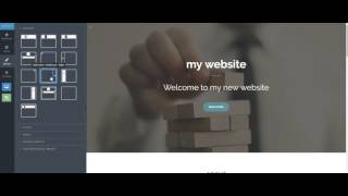 SITE123  How to change your websites layout [upl. by Dranreb]