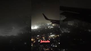 Mumbai looks like at night shorts short shortvideos aeroplane [upl. by Brooks360]