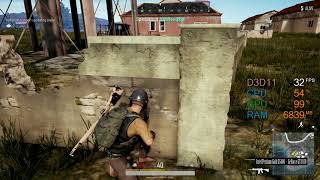 GeForce GT 1030  Intel Pentium Gold G5400  PUBG FPS Test Erangel Low [upl. by Gladine725]