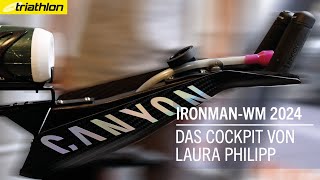 TechnikTalk Laura Philipps neues Cockpit am Canyon Speedmax  IronmanWM Nizza 2024 [upl. by Llenyt]