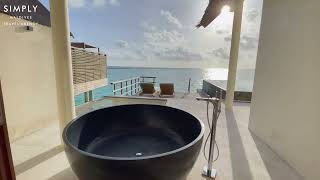 Furaveri Maldives  Sunset Water Pool Villa Walkthrough [upl. by Aztiram]