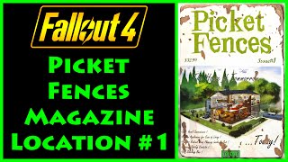 Fallout 4  Picket Fences  Beantown Brewery  4K Ultra HD [upl. by Cohla811]