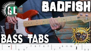 Sublime  Badfish  Bass Cover With Tabs in the Video [upl. by Llevert914]