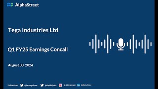 Tega Industries Ltd Q1 FY202425 Earnings Conference Call [upl. by Renny]