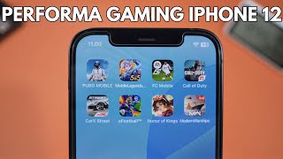 MASIH KUAT GAMING NYA IPHONE 12 IOS 181 GAMING TEST DI TAHUN 2024 [upl. by Yesrej]