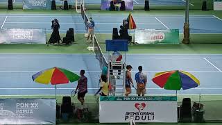 SEMIFINAL MENEGANGKAN GANDA CAMPURAN TENIS Pon XX Papua 2021 🎾JATIM vs PAPUA BARAT Super Tiebreak [upl. by Fernande70]