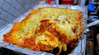 I made Millionare Spaghetti  BAKED SPAGHETTI Recipe [upl. by Corrinne]