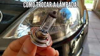 Como trocar a LÂMPADA do farol do C3 [upl. by Anitteb771]