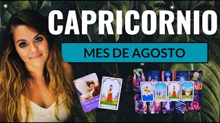 CAPRICORNIO 😍🔥 Agosto 💰quotSi es para ti ni aunque te quitesquot 🔮 EXCELENTE mes [upl. by Shipman]