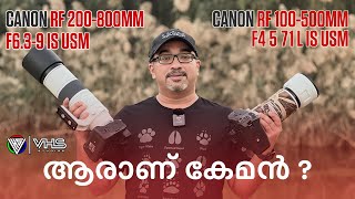 Canon RF 200 800 vs RF 100 500 Malayalam canon wildlife [upl. by Analihp]