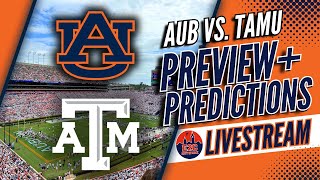 Predictions for Auburn vs Texas AampM  PREVIEW STATS and SCORE [upl. by Akerahs499]