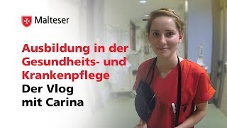 Azubi in der Gesundheits und Krankenpflege – Der Vlog mit Carina [upl. by Aholla]