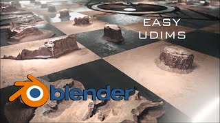 Quick UDIMS in Blender [upl. by Margalit]