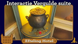 Efteling Hotel Interactie in de Vergulde suite [upl. by Lanta]