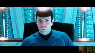 Star Trek Into Darkness  Spock Talks to Spock Prime  Melee on the Vengeance [upl. by Nidnarb]