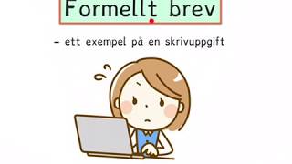 Ett formellt brev  ett exempel [upl. by Elumas]