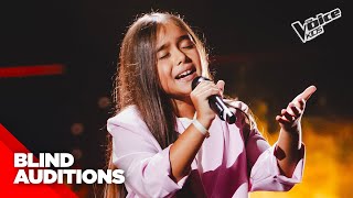 Flaminia canta “Avrai” di Claudio Baglioni  The Voice Kids 3 Blind Auditions [upl. by Wilen]