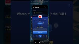 Watch the video about the BATTLE BULL token 100000 bullairdrop [upl. by Elyl744]