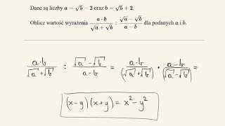 Zadanie  przekształcenia wyrażeń algebraicznych [upl. by Cutter817]