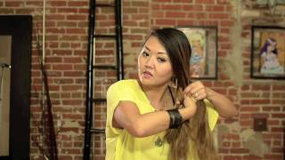 TUTORIAL  Four easy knot hairstyles [upl. by Clymer953]