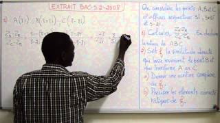 Exercices  Terminale  Mathématiques  Extrait Bac 2008 [upl. by Barnet]