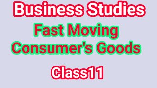 Class 11 Business Studies 🌟 Project On Fast Moving Consumers Goods FMCG [upl. by Imotih]