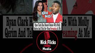 Ryan Clark Has Heated Debate With Molly Qerim And Tells Her Stop Screaming At Meshorts [upl. by Kamila550]