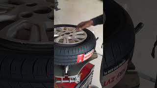 Tata tigo17565R14 MRF ZVTV Tyre fitting viral tatamotors tyretranding panndittyrehouse [upl. by Yffub782]