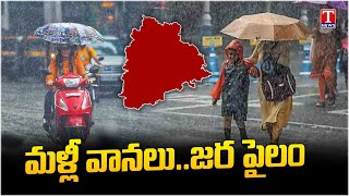 weather update Rains In Next 3 days Across Telangana  TNews [upl. by Ecirpac480]