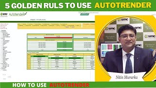 5 GOLDEN RULS TO USE AUTOTRENDER  Nitin Murarka [upl. by Buckden]