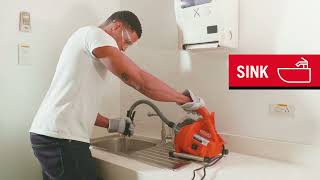 RIDGID PowerClear Drain Cleaning Machine  Ecommerce [upl. by Incrocci]