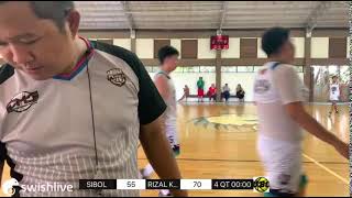 Live powered by Swish Live app SIBOL VS RIZAL KNIGHTS [upl. by Aihsilef]