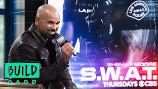 Shemar Moore Chats About The Second Season Of CBSs quotSWATquot [upl. by Icyak]