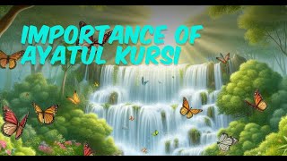 Ayatul Kursi ki Fazilet  Importance of Ayatul Kursi [upl. by Gyimah868]