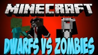 Minecraft DWARVES VS ZOMBIES  Part 1 [upl. by Cristoforo]