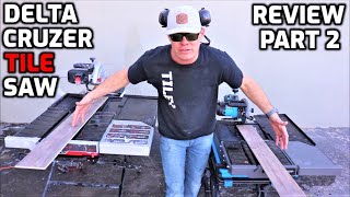 Delta Cruzer Tile Saw Vs Lackmond Beast Tile Saw [upl. by Eillime397]