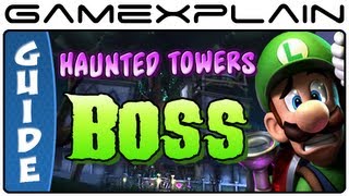 Luigis Mansion 2 Dark Moon Haunted Towers Boss Battle Gem Boo amp Puzzle Guide amp Walkthrough [upl. by Nahsyar268]