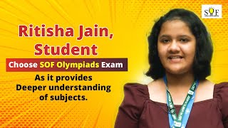 SOF Achievers  Ritisha Jain  Delhi Public School  SOF IMO International Rank 1  Class 6 [upl. by Repotsirhc]