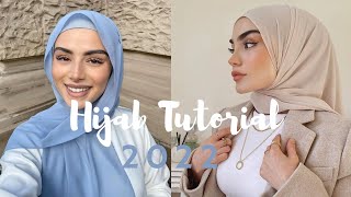 Hijab Tutorial 2022 🧕 New hijab styling [upl. by Hallie]