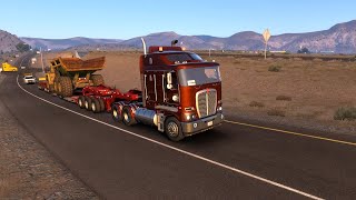 Ruta con el Kenworth K200  American Truck Simulator 151  ATS  Carga Pesada [upl. by Zawde]